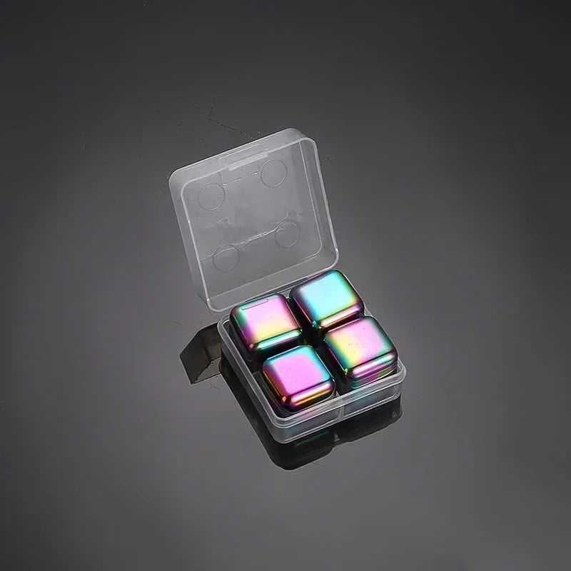 Homilliy Stainless Steel Whiskey Stones – Reusable Drink Chillers