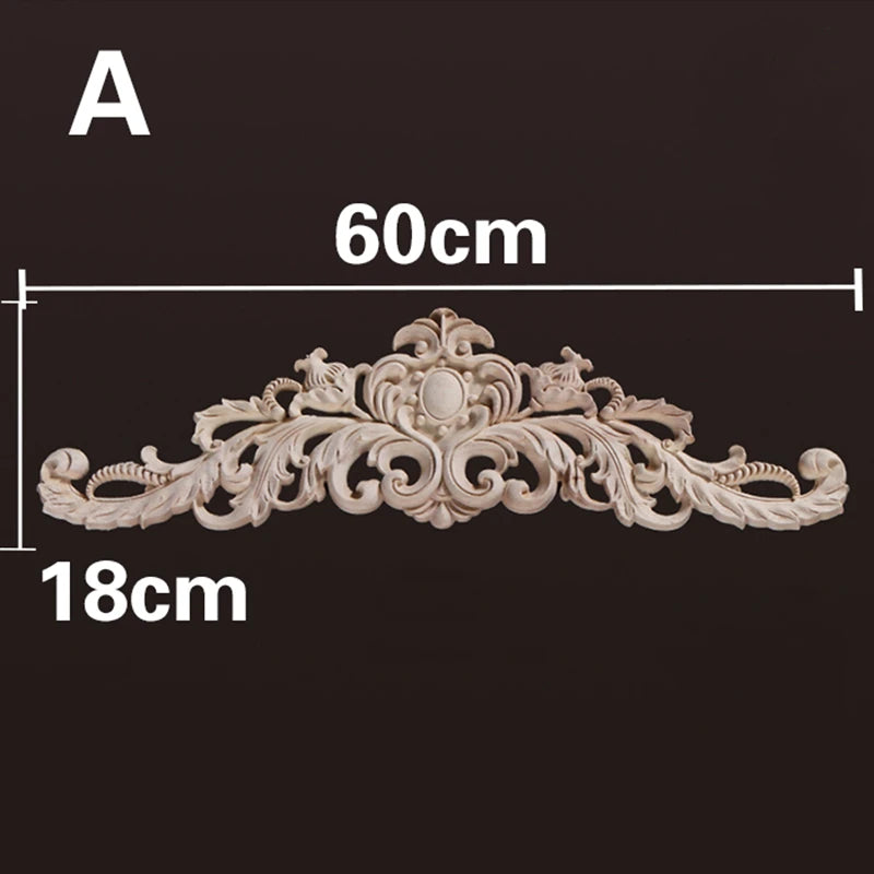 Homilliy Wood Appliques & Onlays – Decorative Floral Carvings for Furniture & Walls