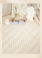 Organic Cloud Plush Area Rug – Ultra-Soft Asymmetrical Floor Mat