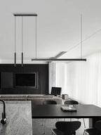 Nordic Linear LED Pendant Light – Ultra-Slim Modern Island Chandelier