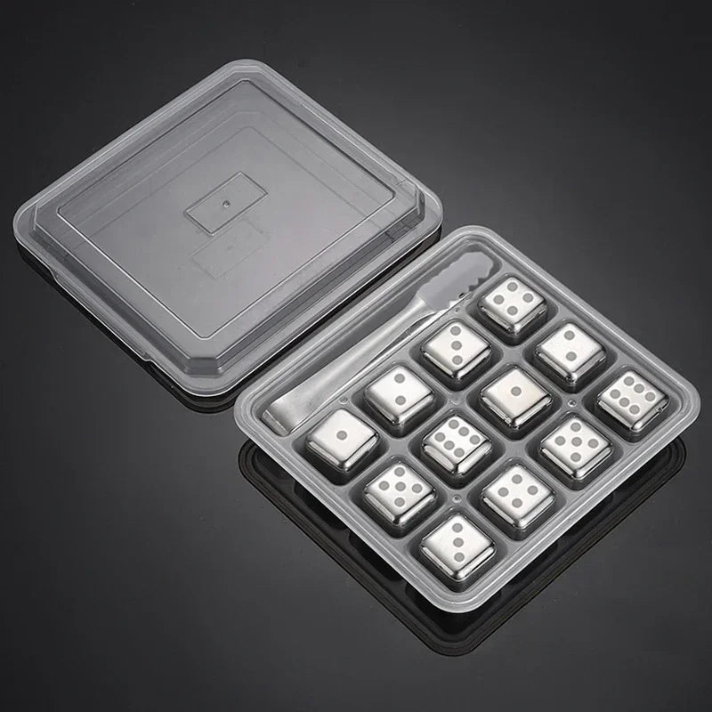 Homilliy Stainless Steel Whiskey Stones – Reusable Drink Chillers