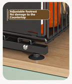 2-Tier Pull-Out Cabinet Organizer – Adjustable Under Sink Storage Rack