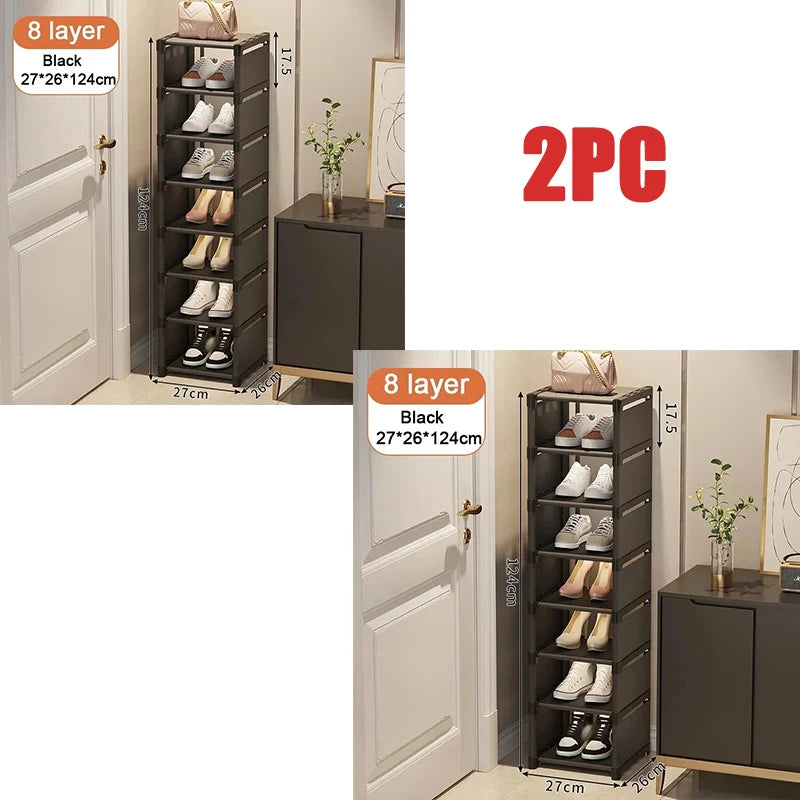 Homilliy Stackable Shoe Organizer – Multi-Layer Space Saving Rack