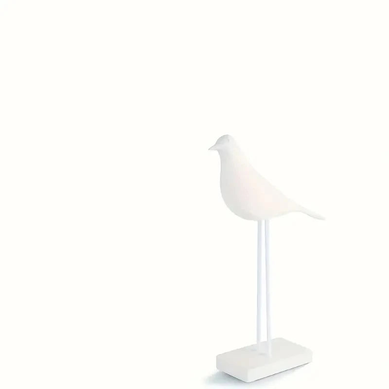Nordic Resin Bird Statue – Modern Decorative Sculpture for Home & Office Desktop