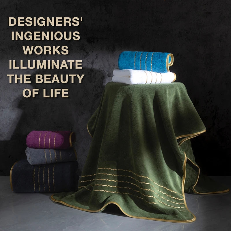 Homilliy Luxury Cotton Towel Set – 8 Pieces | Hotel Quality