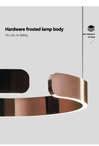 Nordic LED Ring Pendant Light – Modern Minimalist Statement Chandelier