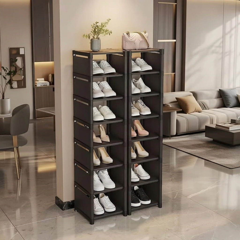 Homilliy Stackable Shoe Organizer – Multi-Layer Space Saving Rack